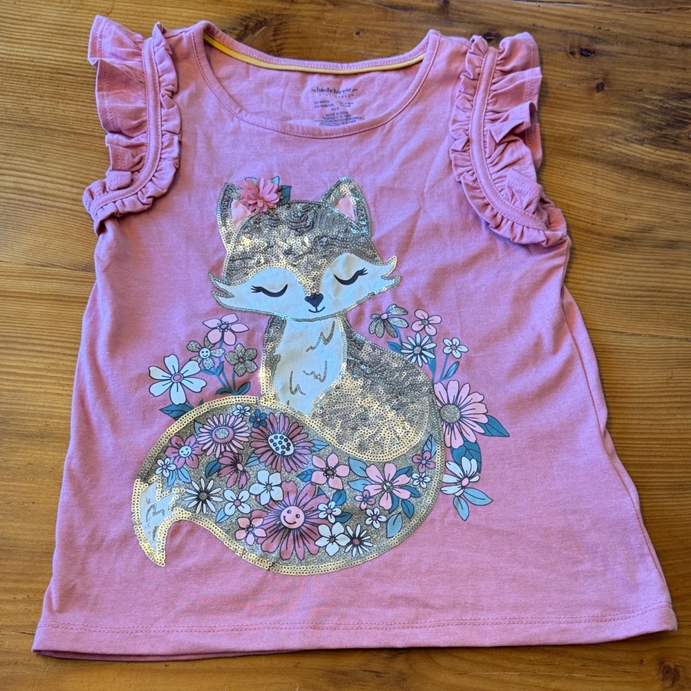 Sparkle Fox Pink Sleeveless 7/8